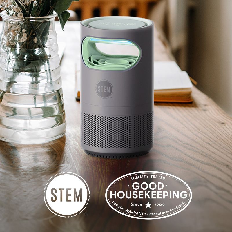 slide 8 of 13, STEM Electric Fan Fly & Gnat Trap Indoor Refills - 5 Glue Traps, 1 ct