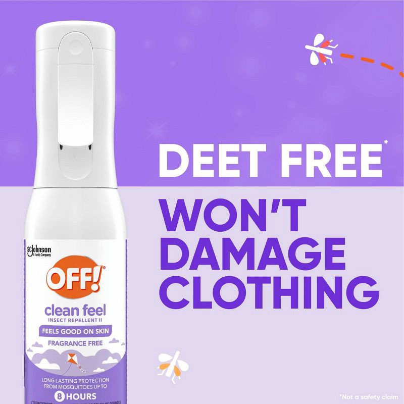 slide 4 of 13, OFF! Clean Feel Fresh Mist Picaridin Insect Repellent DEET-free Bug Spray - 6oz, 6 oz