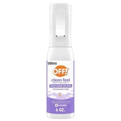 OFF! Clean Feel Fresh Mist Picaridin Insect Repellent DEET-free Bug Spray - 6oz