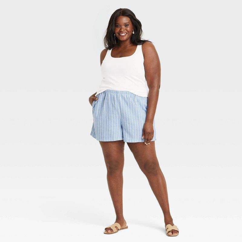 slide 3 of 4, Women's Slim Fit Layered Tank Top - A New Day™ White XXL: Cotton Modal Blend, Scoopneck, Knit Rib, 1 ct