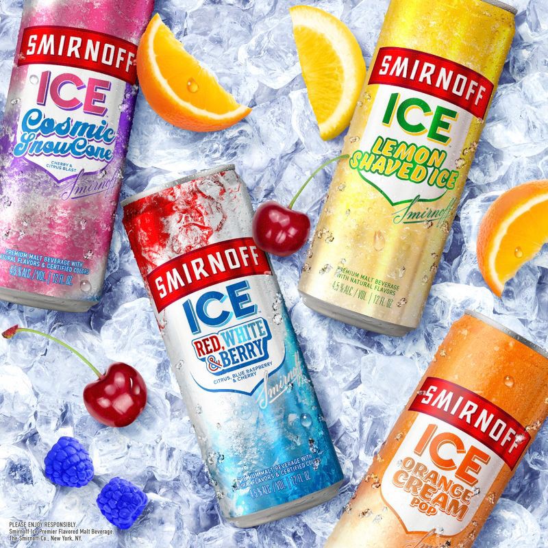 slide 6 of 8, Smirnoff Ice Sunny Days Variety Pack - 12pk/12 fl oz Cans, 12 ct; 12 fl oz