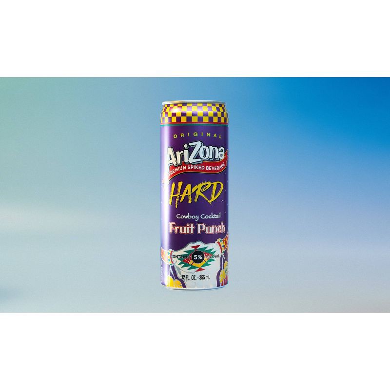 slide 4 of 6, AriZona Hard Tea Juice Cocktails Variety Party Pack - 12pk/12 fl oz Cans, 12 ct; 12 fl oz