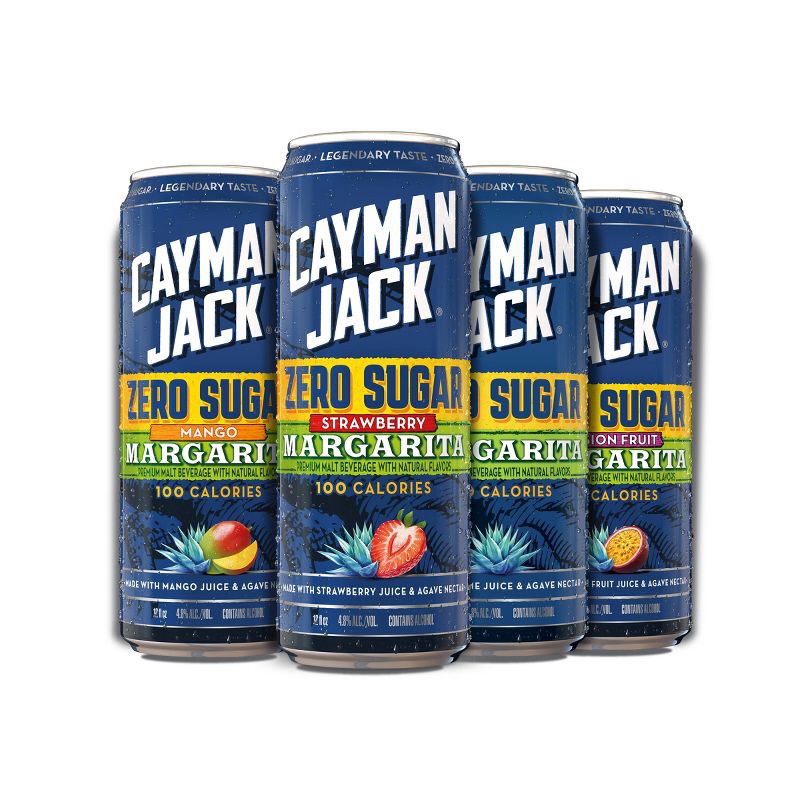 slide 2 of 11, Cayman Jack Zero Sugar Variety Pack - 12pk/12 fl oz Cans, 12 ct; 12 fl oz