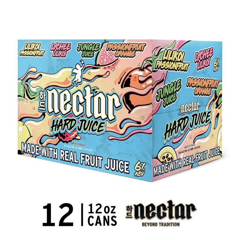 slide 2 of 4, Nectar Hard Seltzer Juice Variety - 12pk/12 fl oz Cans, 12 ct; 12 fl oz