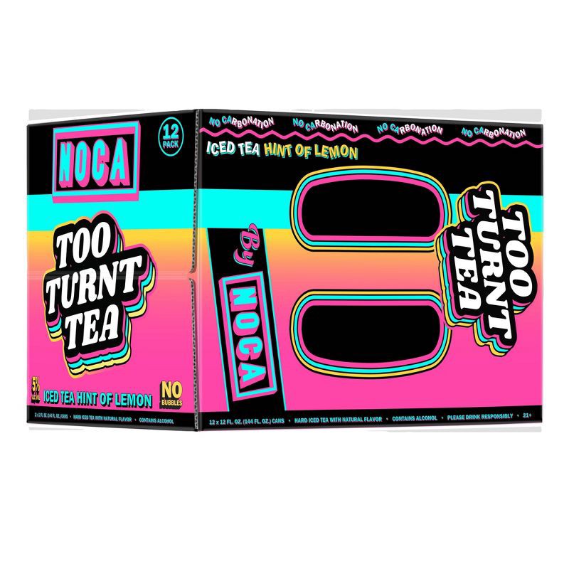 slide 2 of 2, NOCA Beverages NOCA Too Turnt Tea - 12pk/12 fl oz Cans, 12 ct; 12 fl oz