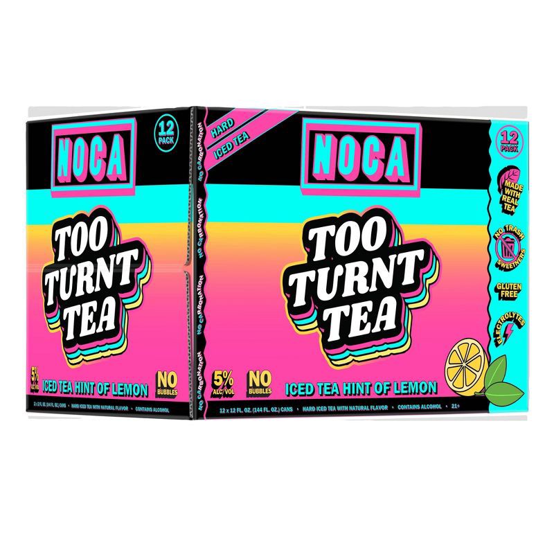 slide 1 of 2, NOCA Beverages NOCA Too Turnt Tea - 12pk/12 fl oz Cans, 12 ct; 12 fl oz