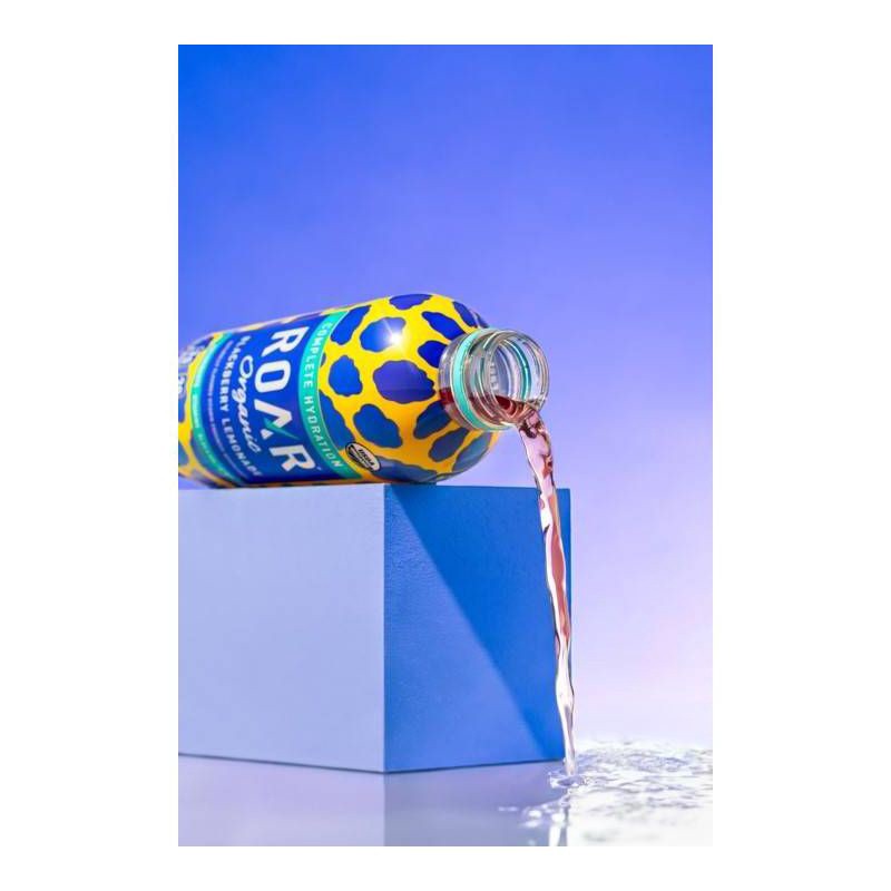 slide 5 of 5, ROAR Organic Blackberry Lemonade Flavored Water - 18 fl oz, 18 fl oz