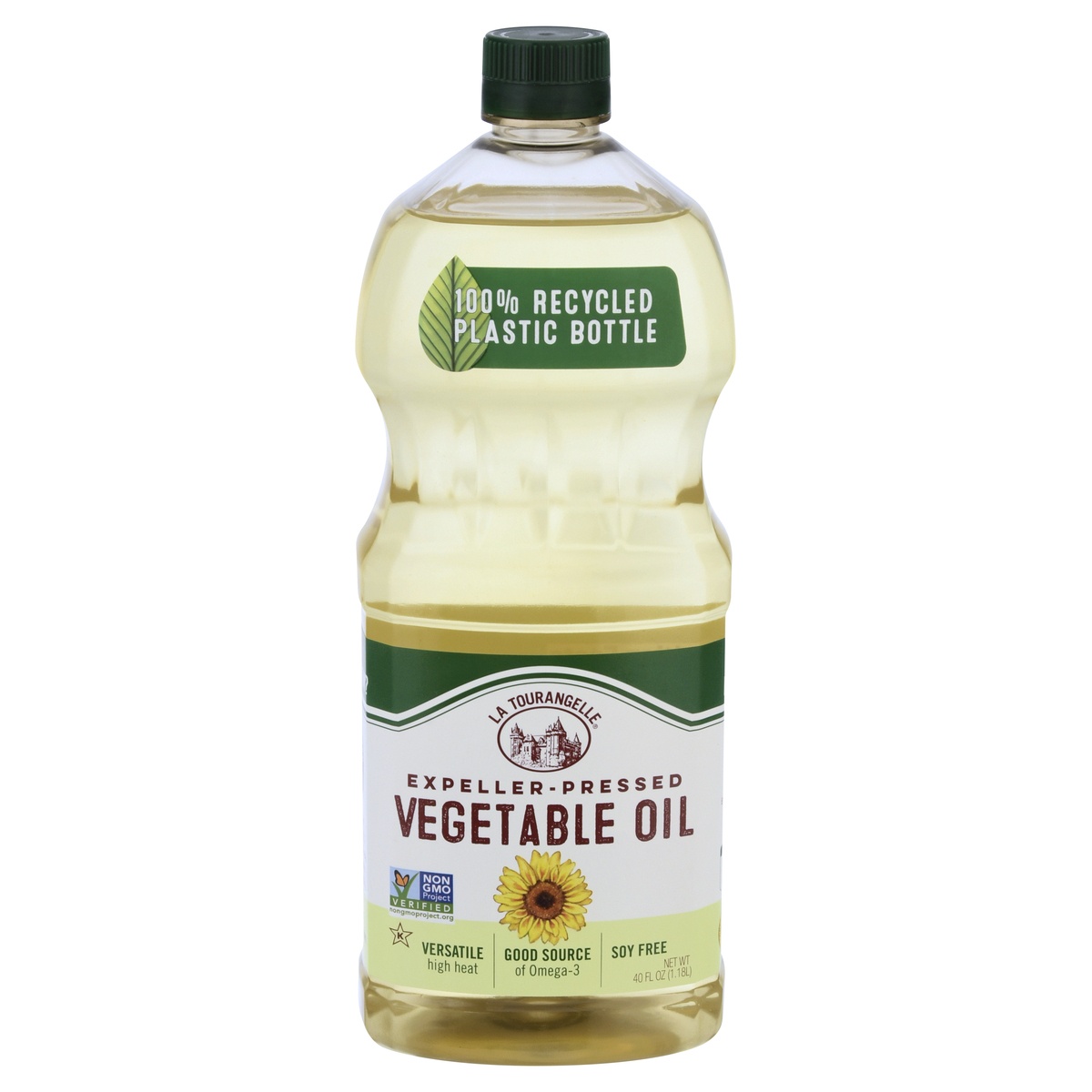 slide 1 of 1, La Tourangelle Vegetable Oil, Expeller-Pressed, 40 fl oz