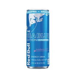 Red Bull Sugarfree Sea Blue Edition Energy Drink - 8.4 fl oz Can