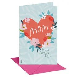 Carlton Cards Mother's Day Card for Mom, So Thankful and So Loved, Includes Envelope, Designed by Kathy Davis