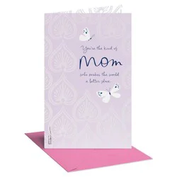 Carlton Cards Mother's Day Card for Mom, So Loved, Includes Envelope, Designed by Kathy Davis