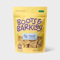 Party Hat Birthday Vanilla Flavor Crunchy Dog Treat Biscuits - Boots & Barkley™ 6oz