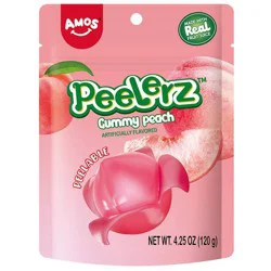 AMOS Peach Peelerz Gummy - 4.25oz