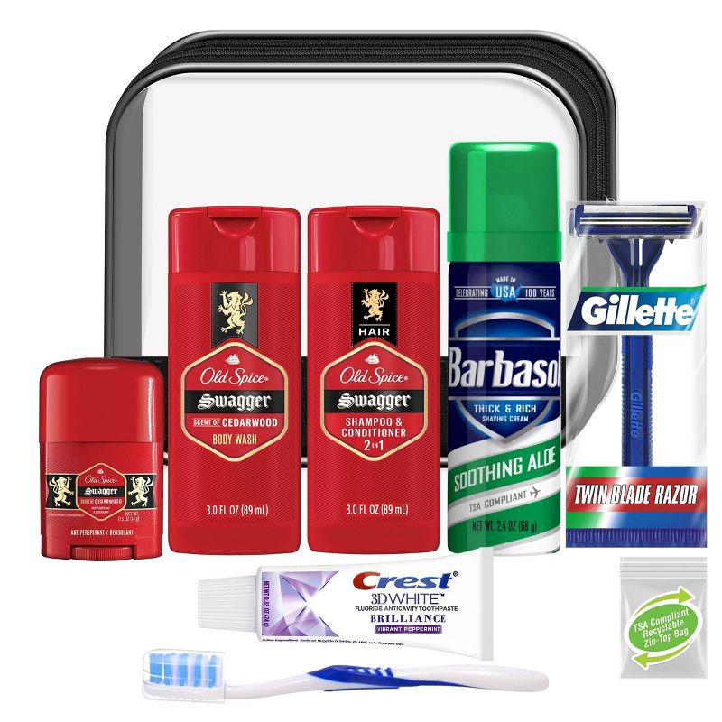 slide 3 of 4, Convenience Kits International Men's Bath and Body Travel Kit - 10pc, 10 ct