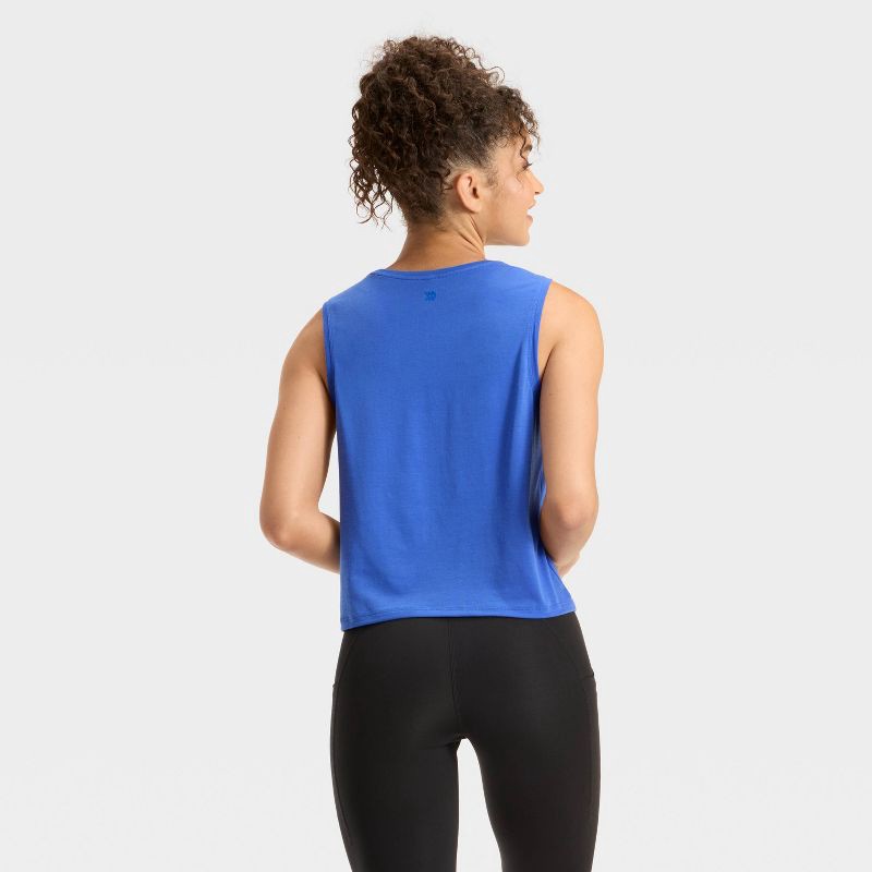 slide 2 of 5, Women's Beyond Ease Muscle Tank Top - All In Motion™ Royal Blue XL, 1 ct