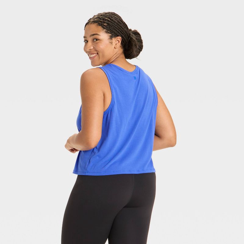 slide 5 of 5, Women's Beyond Ease Muscle Tank Top - All In Motion™ Royal Blue XXL, 1 ct