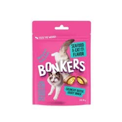 Bonkers Bites Seafood Flavor Cat Treats - 3oz