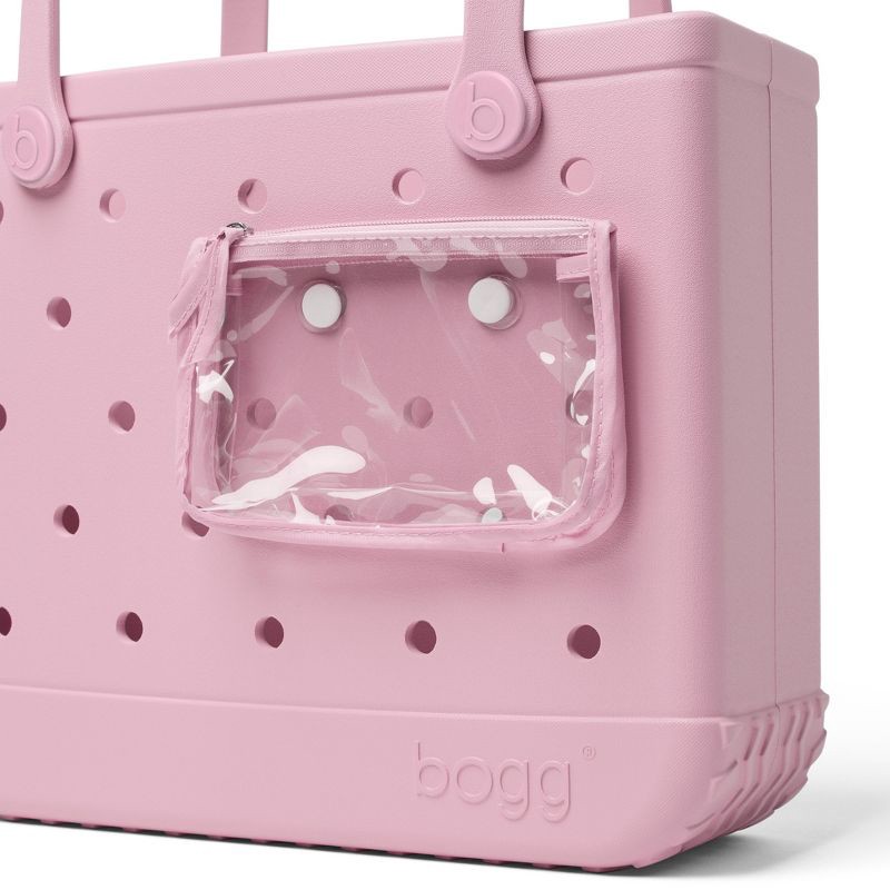 slide 5 of 6, Bogg Bag Baby Bogg Tote Bag - Beach Hydrangea: Vinyl Hardside Shoulder Handbag, 1 ct