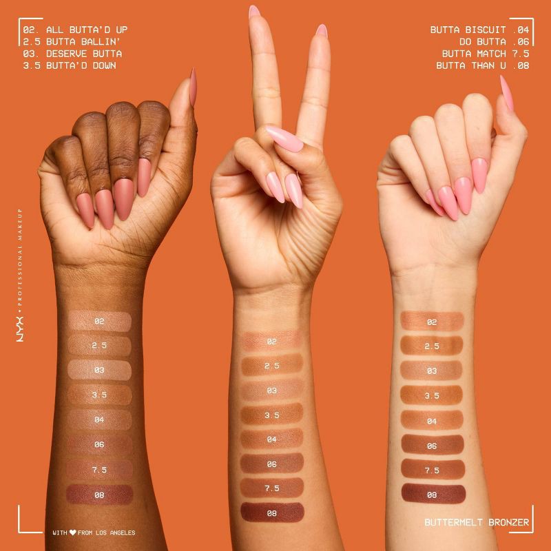 slide 6 of 9, NYX Professional Makeup Buttermelt Bronzer- Butta D Down - 0.17oz, 0.17 oz