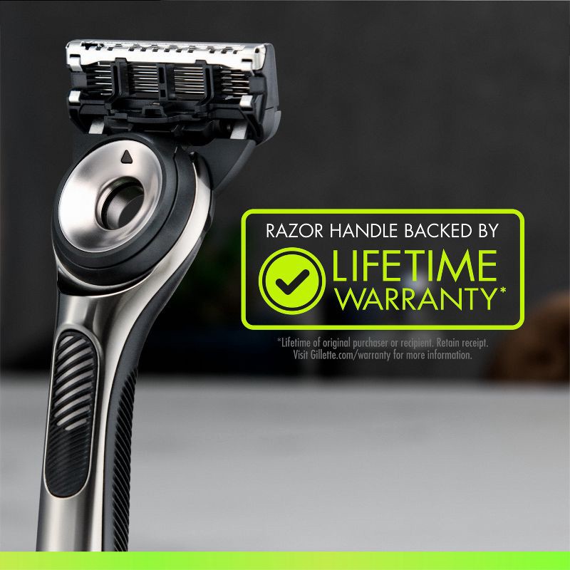 slide 7 of 9, GilletteLabs Value Pack Razor Handle + 5 Blade Refills, 1 ct
