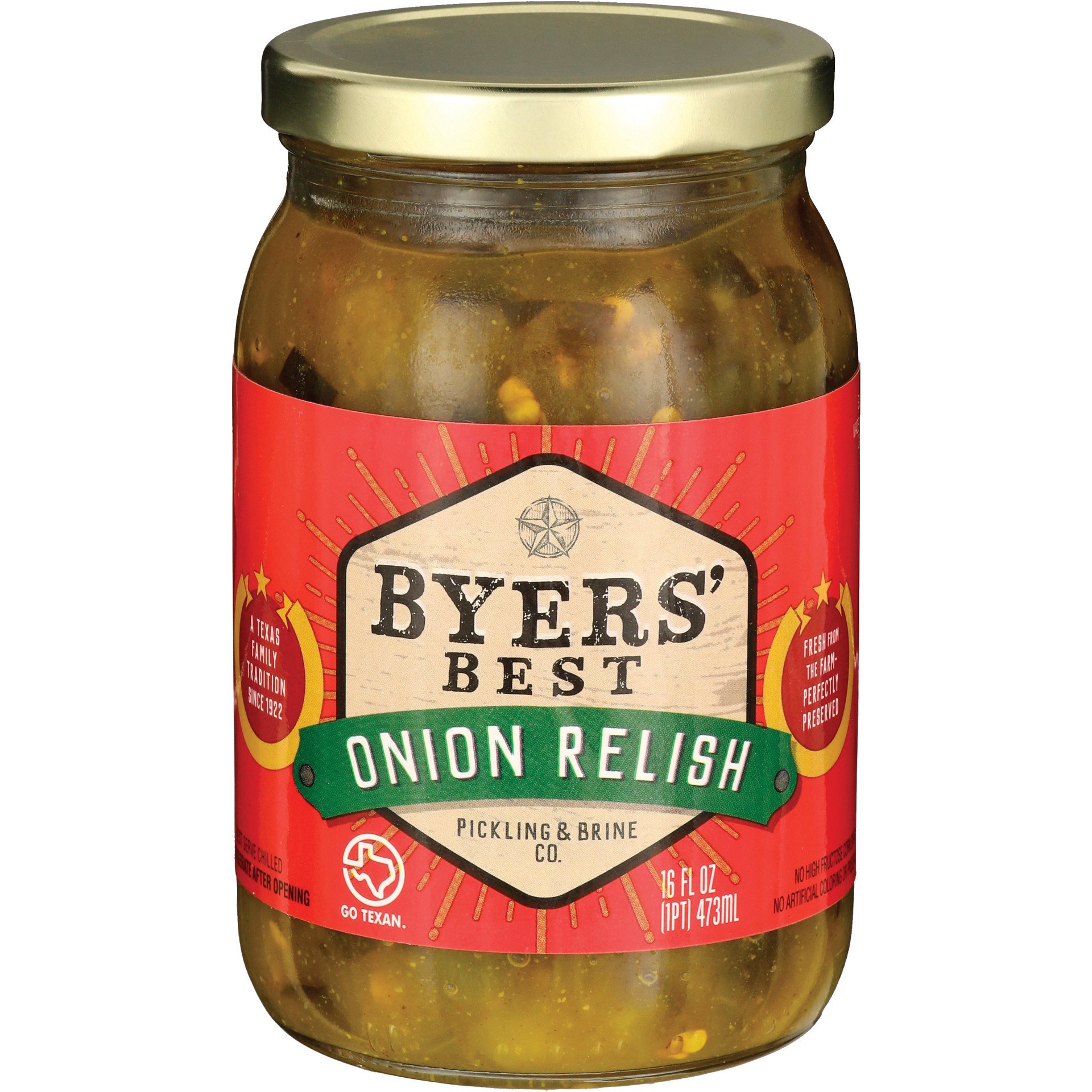 slide 1 of 1, Byers' Best Onion Relish 16 oz, 16 oz