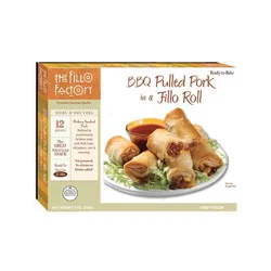 The Fillo Factory frozen BBQ pulled pork in a fillo roll