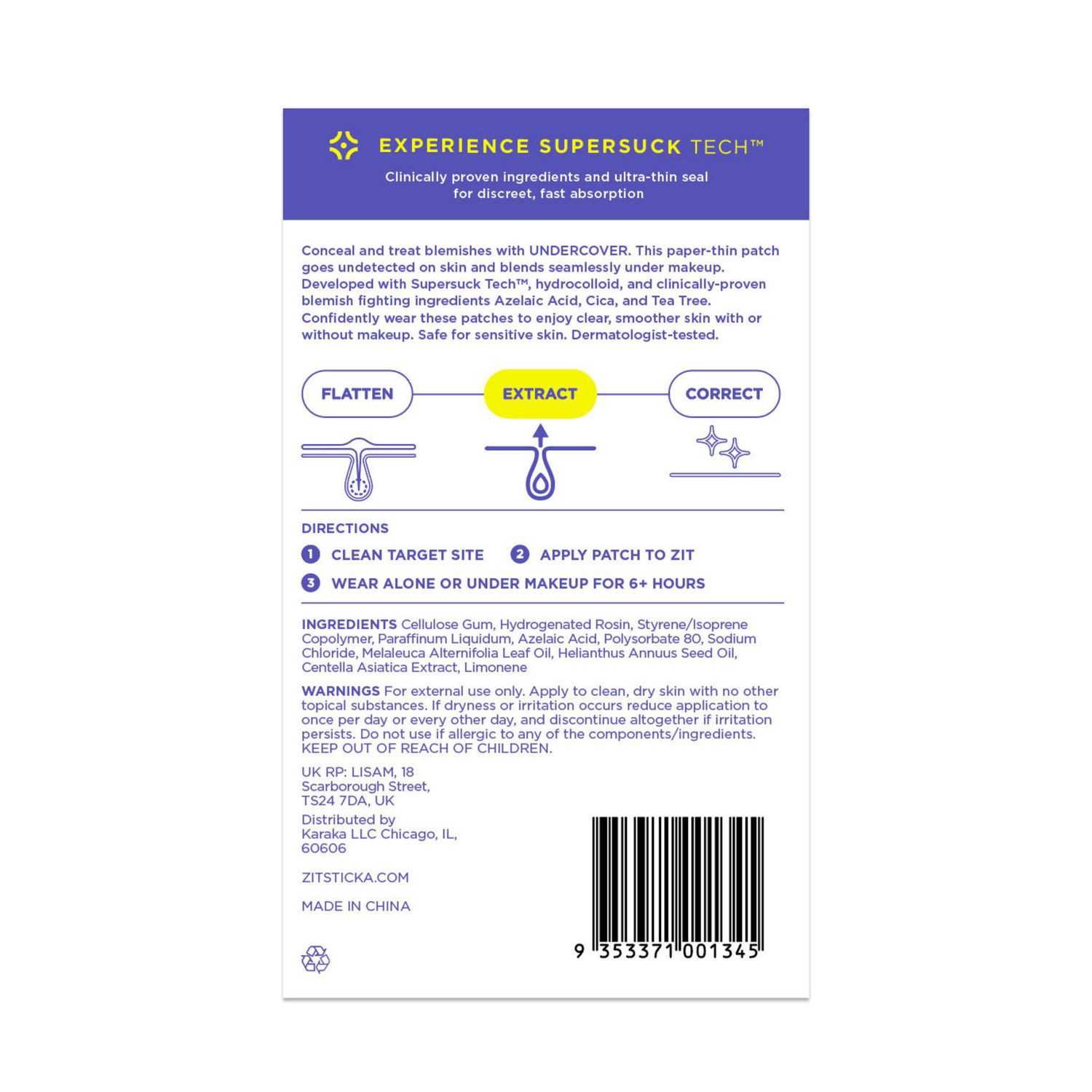 slide 7 of 7, Zitsticka Undercover Ultra Sheer Blemish Patches, 30 Ct, 36 ct