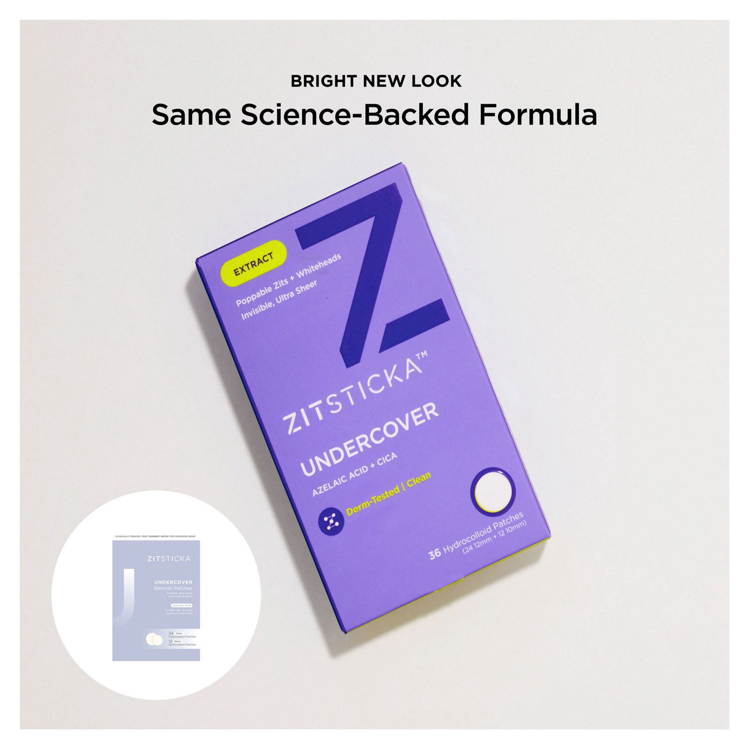 slide 5 of 7, Zitsticka Undercover Ultra Sheer Blemish Patches, 30 Ct, 36 ct