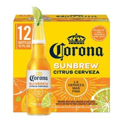 Corona Sunbrew Beer - 12pk/12 fl oz Bottles