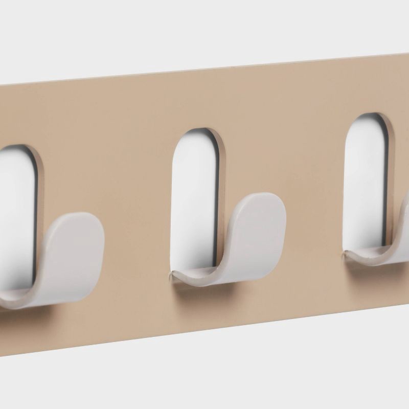 slide 3 of 3, Metal Wall 4 Hook Cutout - Brightroom™, 1 ct