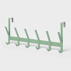 Over The Door 6 Hook - Sage - Brightroom™