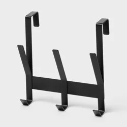 Over The Door 3 Hook - Black - Brightroom™