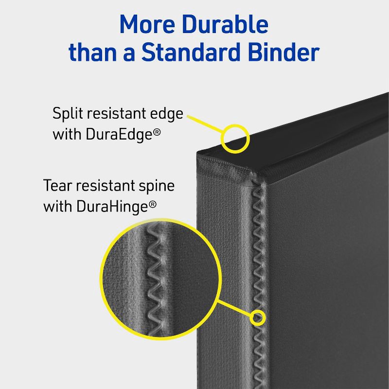 slide 3 of 3, Avery 3" Heavy Duty View Ring Binder - Sage, 1 ct