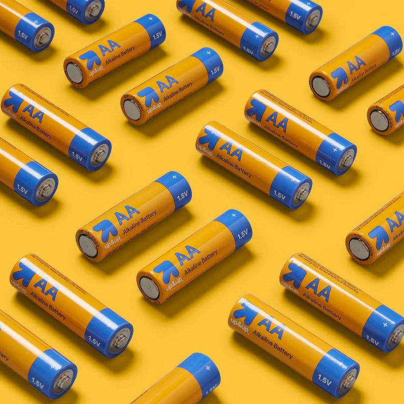 slide 2 of 3, AA Batteries 36pk Alkaline Battery - up&up™: Household Single-Use 1.5V Batteries, 36 ct