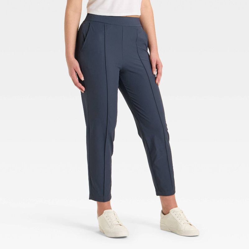 slide 1 of 3, Women's High Rise Golf Pants - All In Motion™ Navy Blue XL, 1 ct