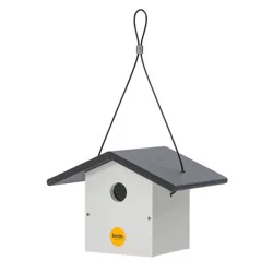 Birds Choice 7" Modern Farmhouse Wren House Black & White