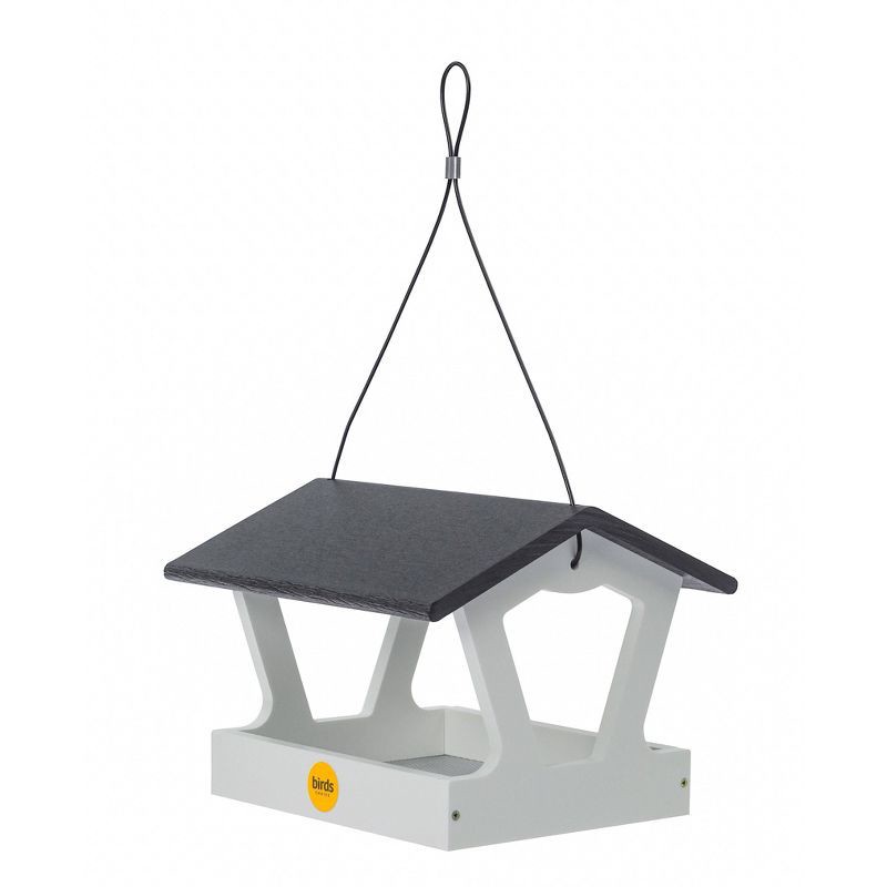 slide 3 of 11, Birds Choice Bird Choice Modern Farmhouse Fly Thru Novelty Bird Feeder 7" Black & White, 1 ct