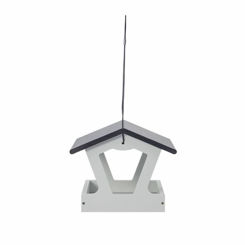 slide 4 of 11, Birds Choice Bird Choice Modern Farmhouse Fly Thru Novelty Bird Feeder 7" Black & White, 1 ct