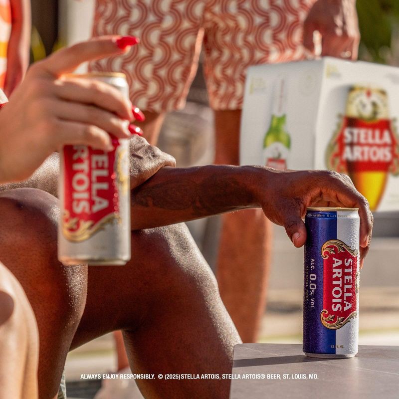 slide 11 of 11, Stella Artois Premium Lager Beer - 18pk/12 fl oz Cans, 18 ct; 12 fl oz