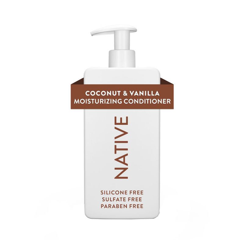 slide 10 of 10, Native Coconut & Vanilla Moisturizing Conditioner for Men & Women - 16.5 fl oz, 16.5 fl oz