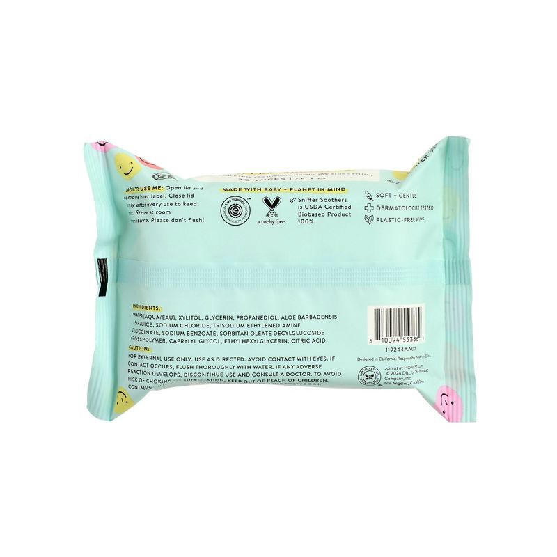 slide 11 of 11, The Honest Company Sniffer Soothers Nose and Face Wipes - 30ct, 30 ct