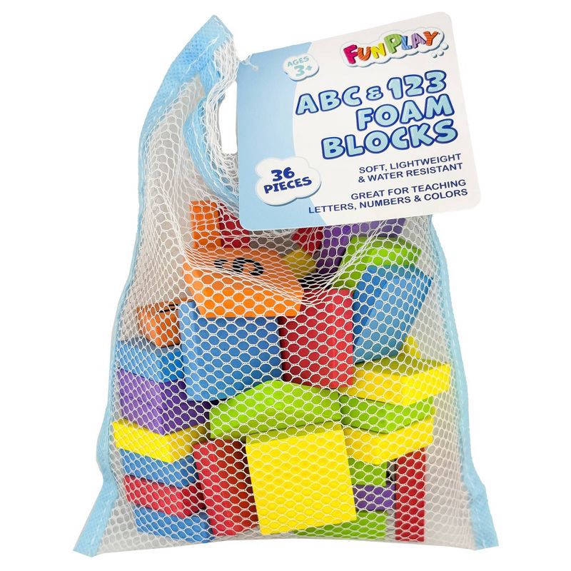 slide 3 of 4, FunPlay Foam Alphabet Block Set - 36pc, 36 ct