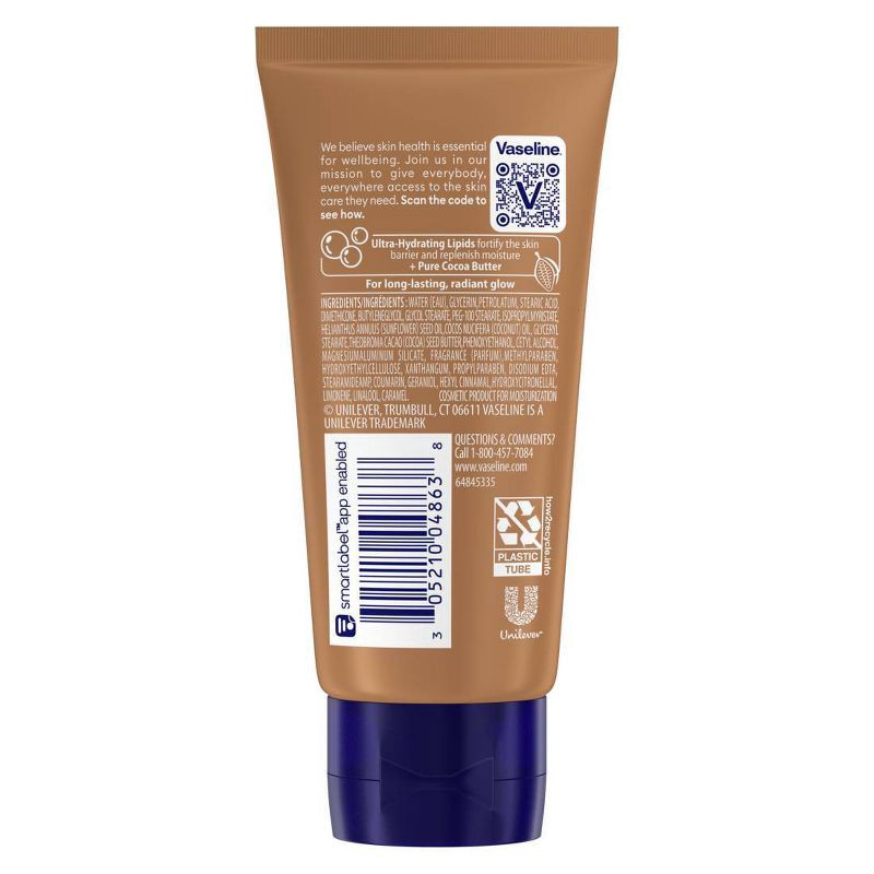 slide 2 of 6, Vaseline Intensive Care Cocoa Radiant Hand and Body Lotion - Travel Size - 2 fl oz, 2 fl oz