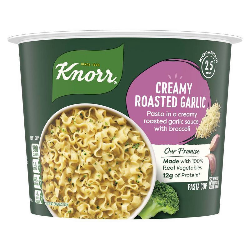 slide 2 of 4, Knorr Creamy Roasted Garlic and Broccoli Pasta Cup - 2.6oz, 2.6 oz