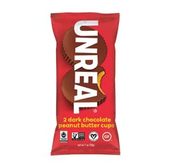 Unreal Dark Chocolate Peanut Butter Cups 4.2 oz