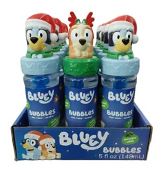 Little Kids Bluey Holiday Character Bubbles 5 oz Solution
