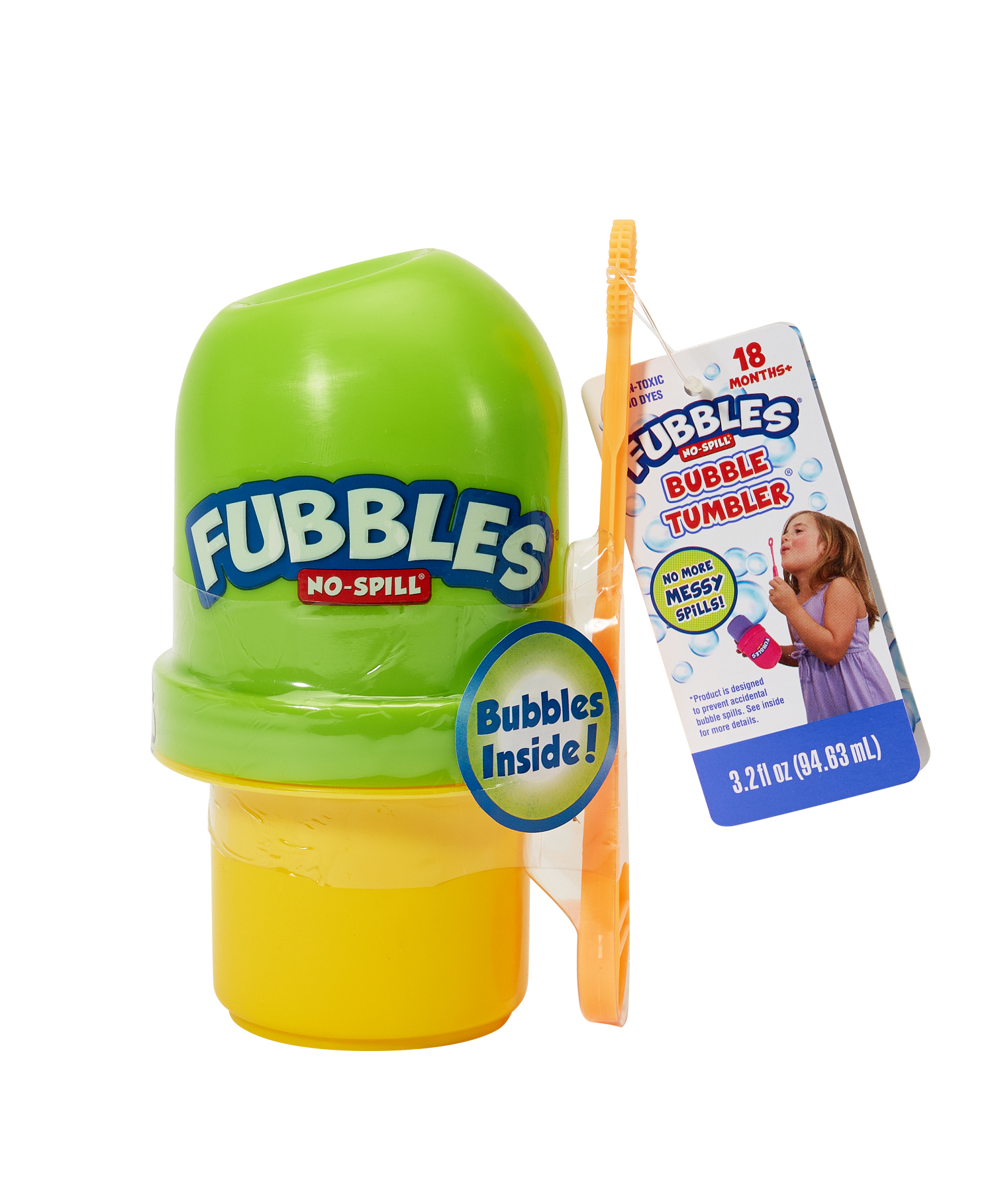 slide 3 of 5, Fubbles No Spill Bubble Tumbler - Assorted, 1 ct