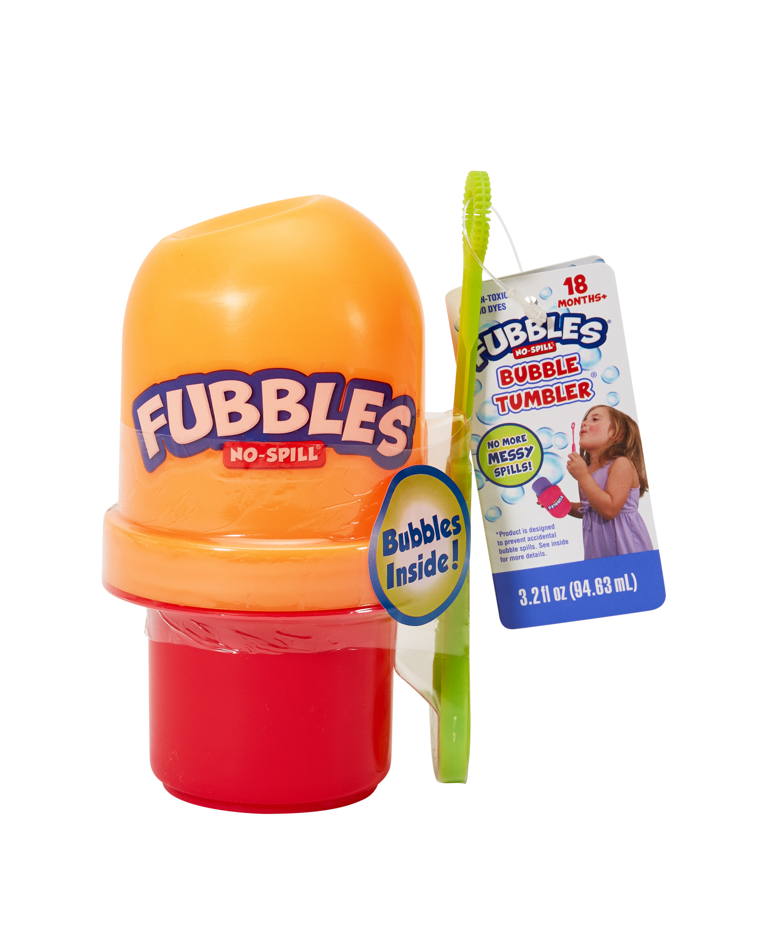 slide 4 of 5, Fubbles No Spill Bubble Tumbler - Assorted, 1 ct
