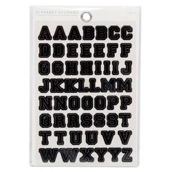 Horizon Group 55ct Alphabet Stickers Black