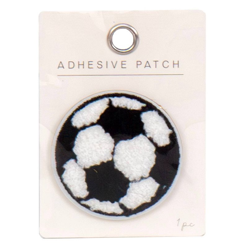 slide 1 of 3, Horizon Group Soccer Ball Adhesive Patch, 1 ct